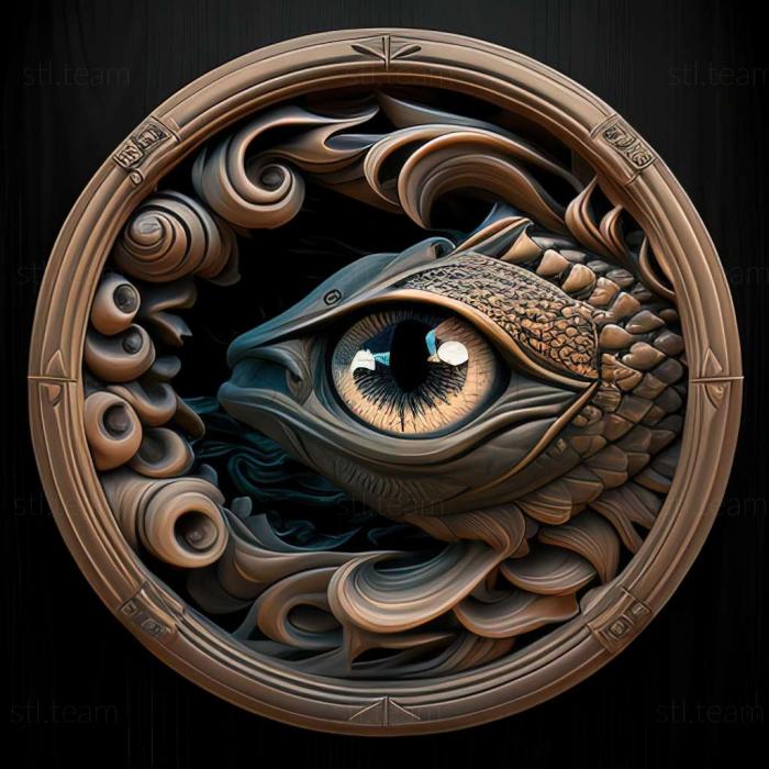 3D модель Риба драконове око (STL)